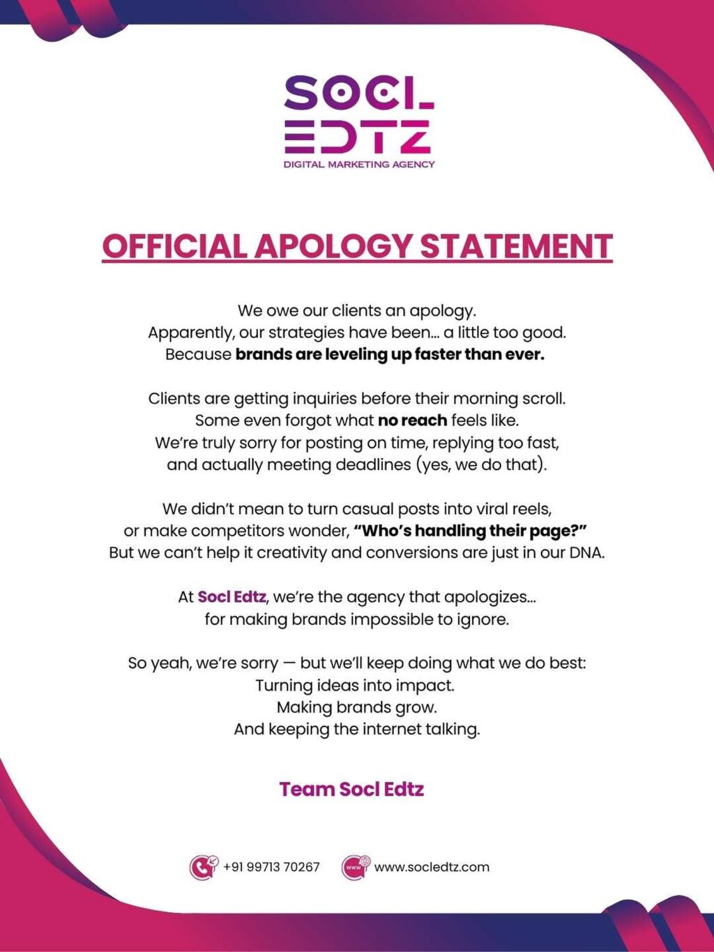 Instagram post from socledtz. This post is in position 8.